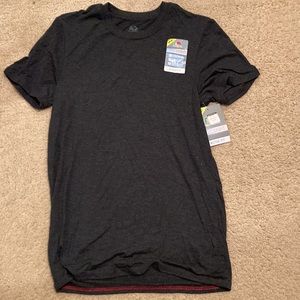 Mens dark grey stretch tee. Size S